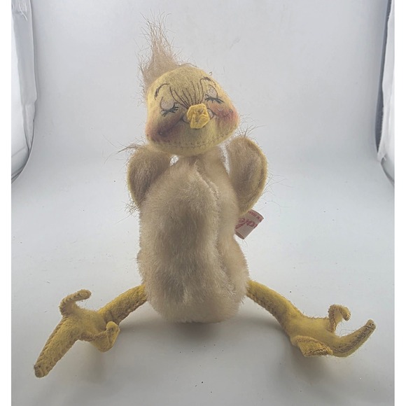 Vintage Eden Toys Stuffed Animal Yellow Chicken Plush Toy Bird - Picture 1 of 5